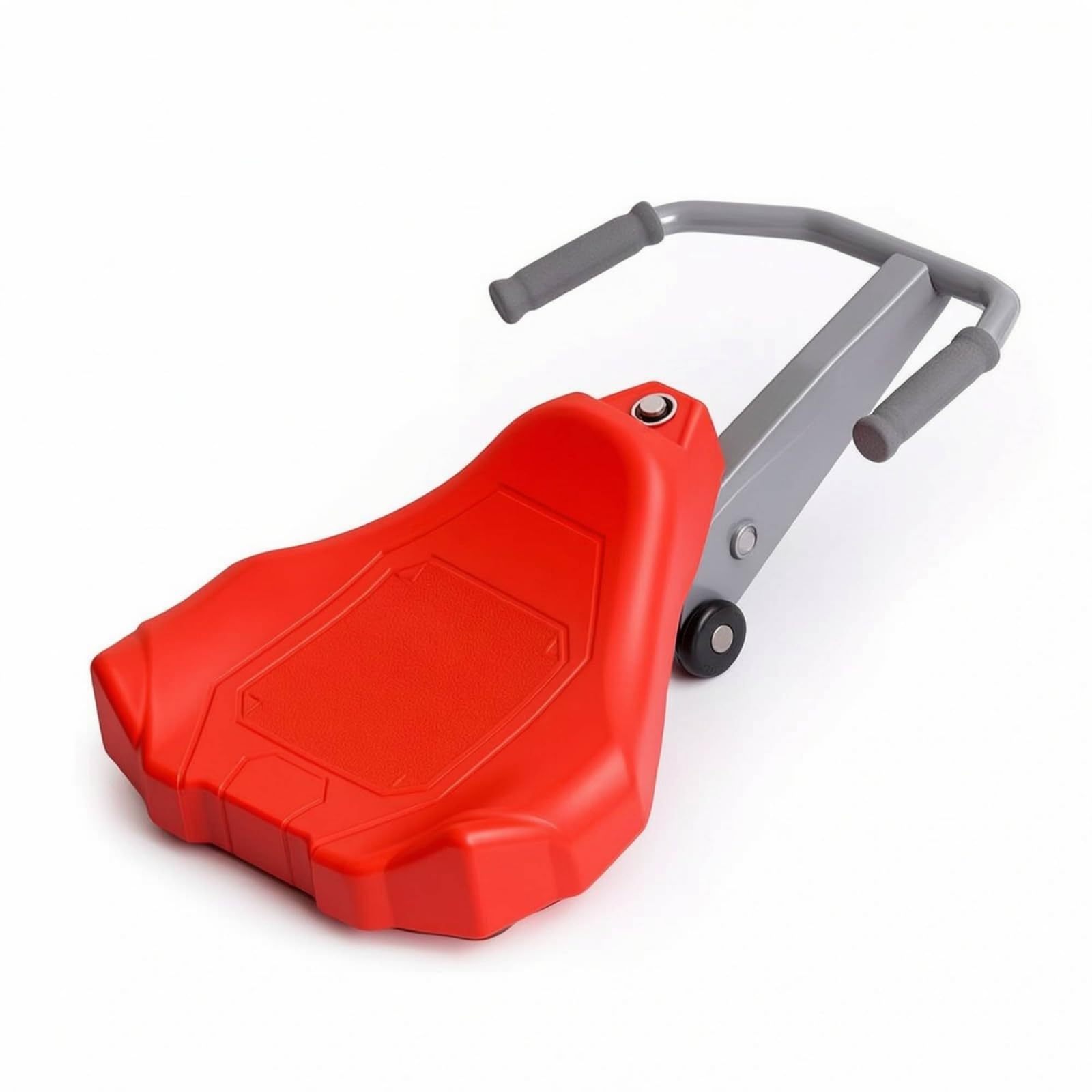 Correpasillos con Manillar Estable Juguete para Tirar con Ruedas Ergonómico Vagón para, Interiores, Casa, Aula, Rojo