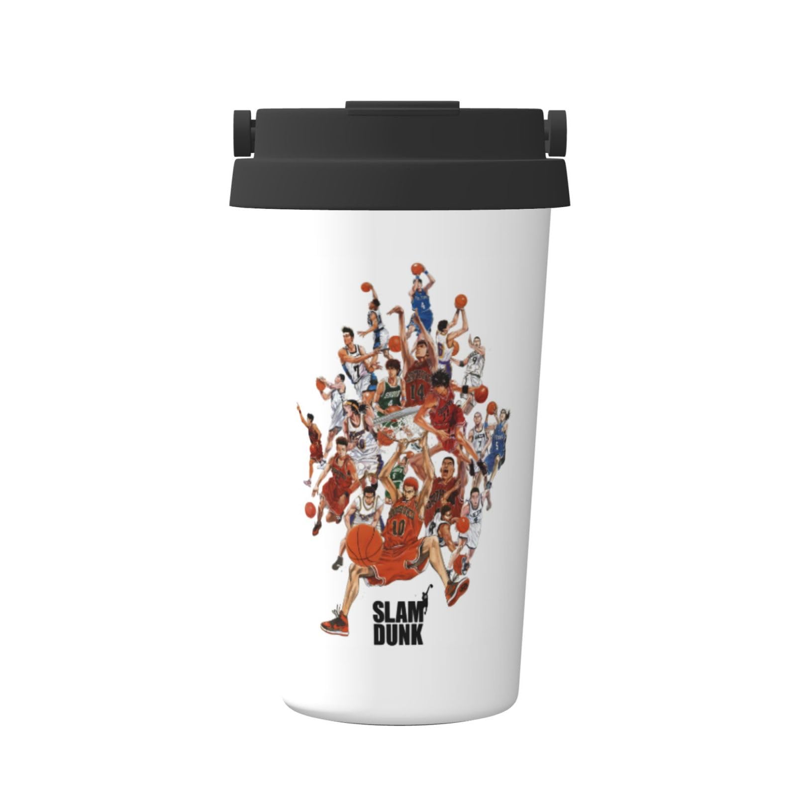 Amazon.co.jp: タンブラー スラムダンク コーヒーカップ 蓋付き 持ち 