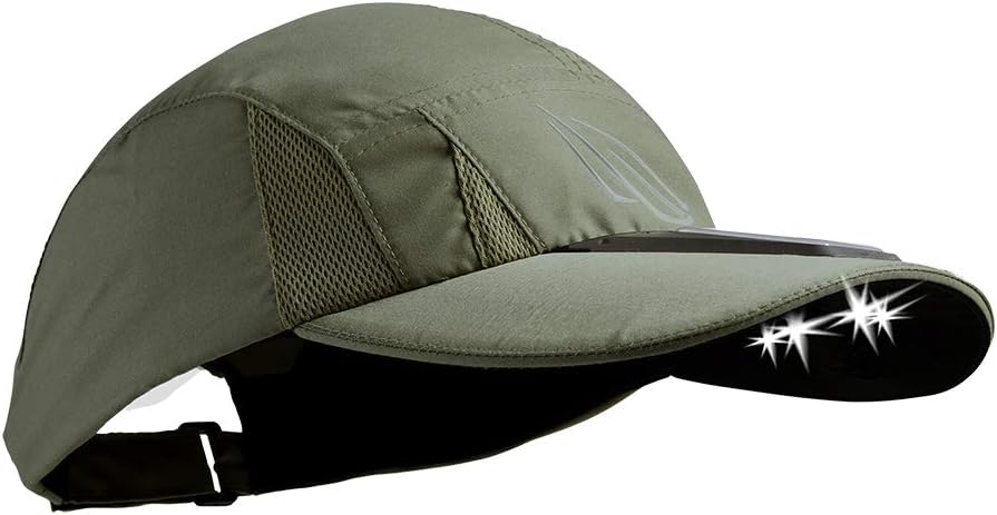 Panther VisionPOWERCAP LED Solar Microfiber 25/75 Ultra-Bright Hands Free Lighted Headlamp Hat