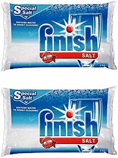 Finish Dishwasher Water Softener Salt For Bosch Dishwasher 2-Pack 8.8 Lbs