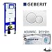 Produktbild Geberit Duofix UP 320 Vorwandelement mit Sigma01, Keramag Renova Nr. 1, rimfree, Spülrandlos, Tiefspül-WC, inkl. Sitz,Keratect Beschichtung