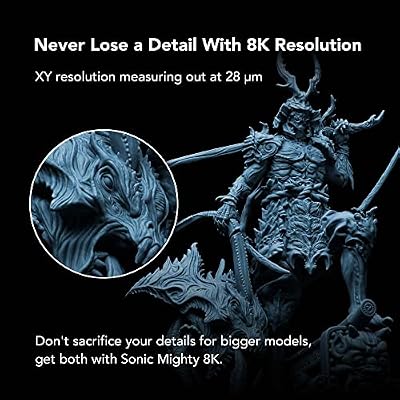phrozen Sonic Mighty 8K LCD Resin 3D Printer Bundle with Wash & Cure Kit