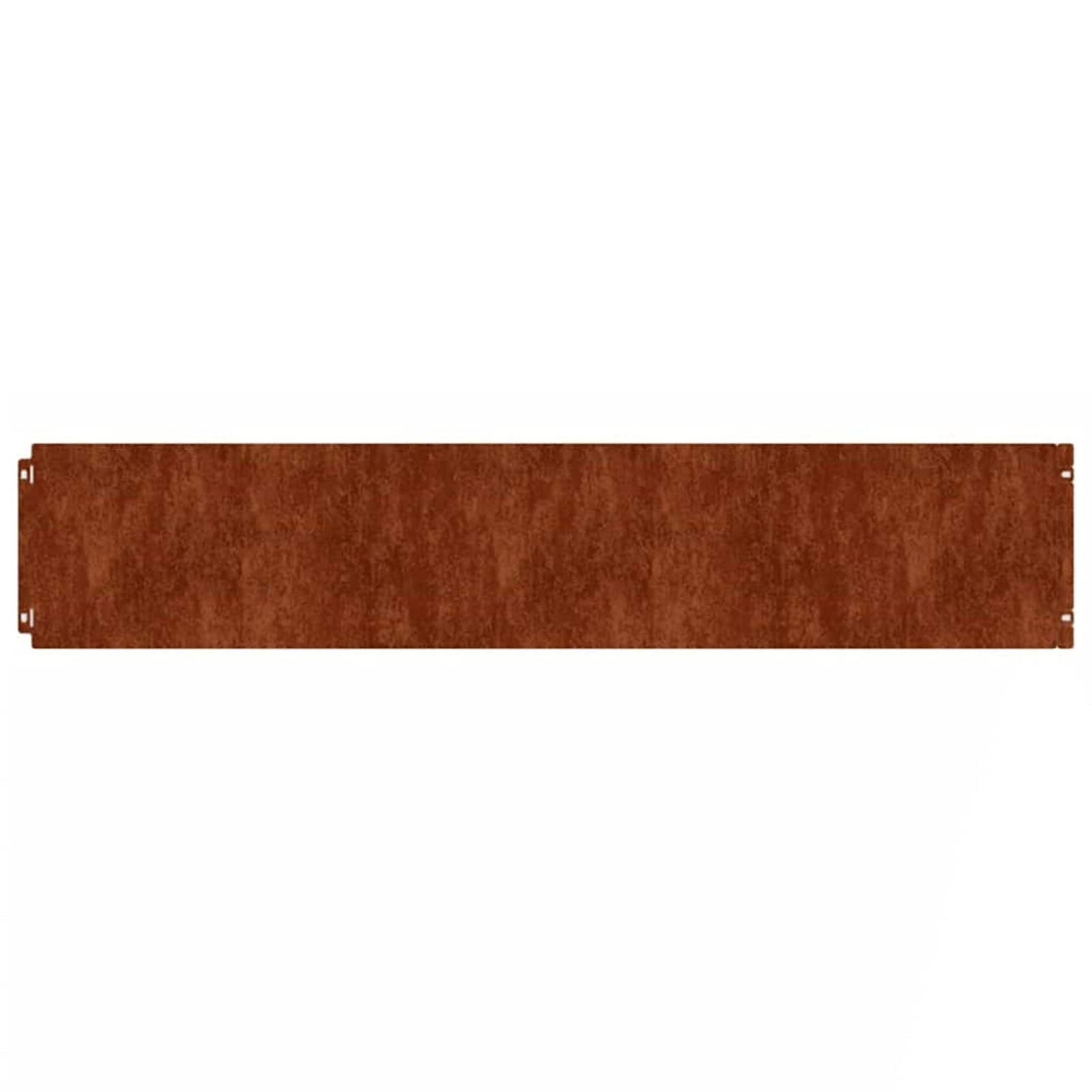 Gecheer Bordure per Prato, Flessibili con Sistema di Connessione Rapida 20x103 cm in Acciaio Corten per Giardini Aiuole Vialetti e Cortili