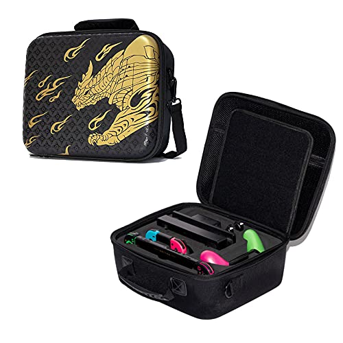 Aiorvp monster hunter rise carrying storage case, porta…