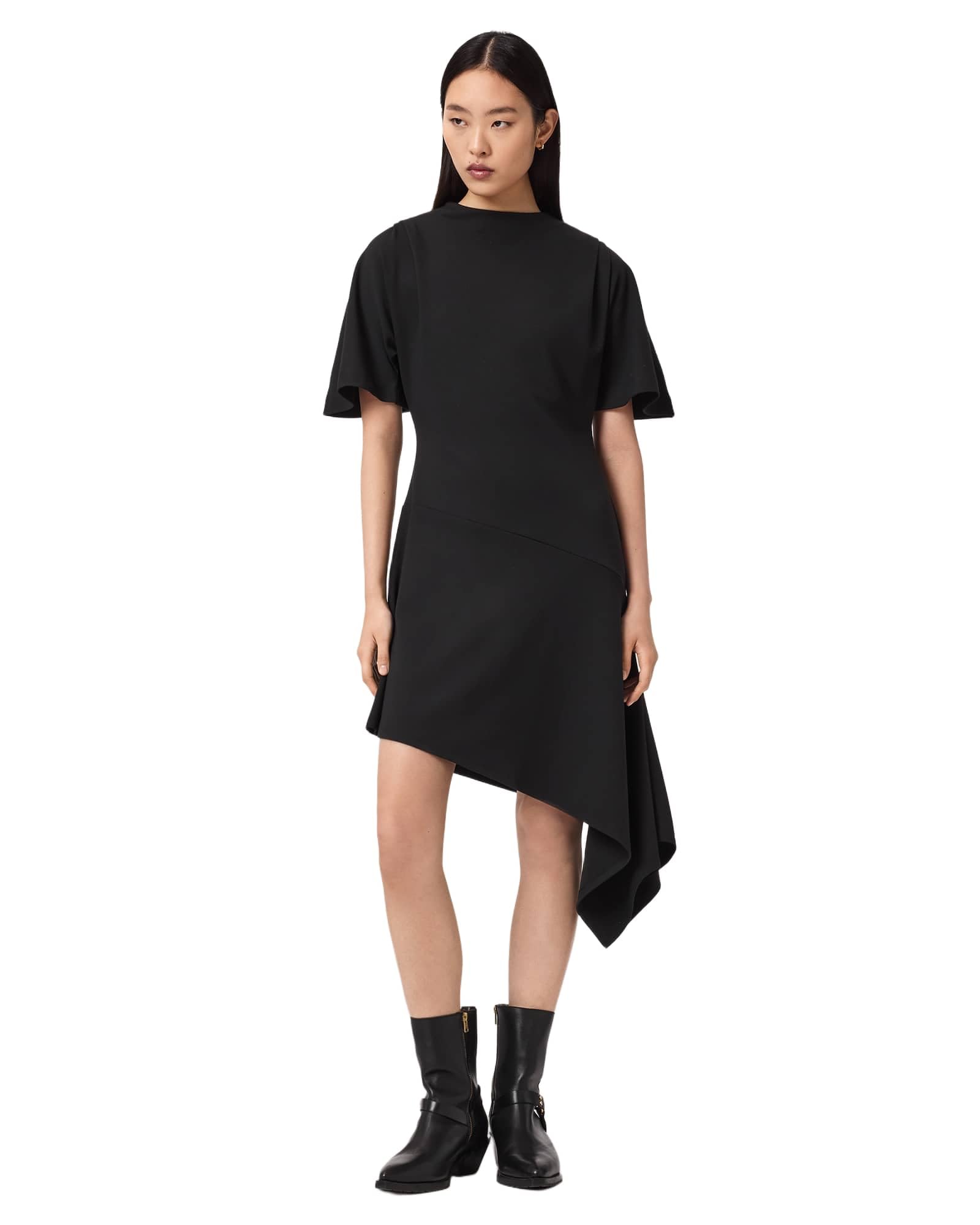 Allsaints Mini Abito Rosa sopra Il Ginocchio da Donna