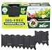 Master Mark Plastics 97220 BorderMaster Poundable Edging  6 Inch by 20 Foot, Black