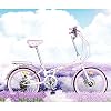 20 Inch Vouwfiets Dames Draagbaar 7 Versnellingen Variabel Woon-werkverkeer Buiten Fiets Fiets Voor En Achter…