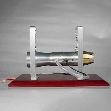 Turbofan Engine Model Kit, Mini Turbojet Aircraft Engine Internal Combustion Engine Model, Educational Physics Experiment STEM Toys Adults Gifts