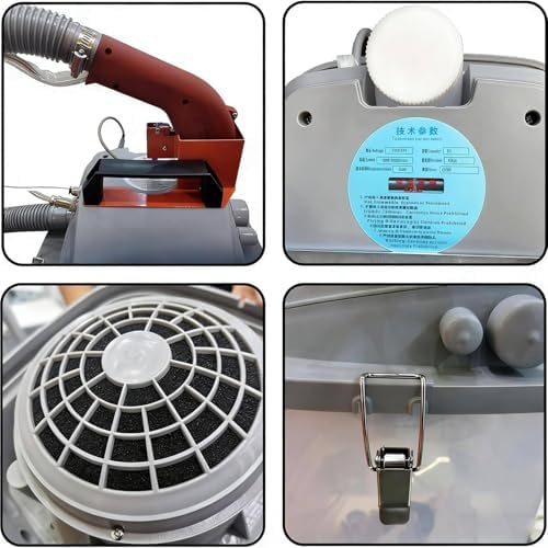 450W Automatic Thread Trimmer - Brushless Electric Fabric Cutter for Industrial Sewing, Quiet Single Head Thread Cutting Machine for Garment Workshop