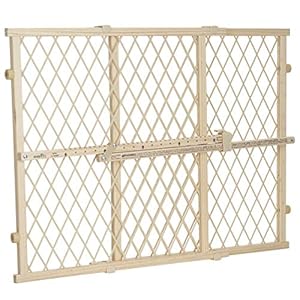 Evenflo Position and Lock Baby Gate, Pressure-Mounted, Tan