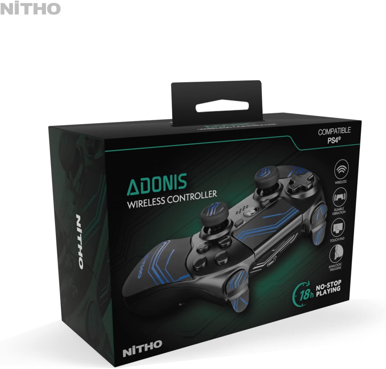 NiTHO ADONIS Wireless Controller and included accessories