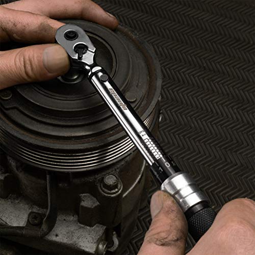 Epauto Bike Tool 1/4 Inch Drive Click Torque Wrench Set (2 To 20 Nm), Hex/Torx Bit Socket Extension Bar Bicycle Maintenance Kit #TOP2