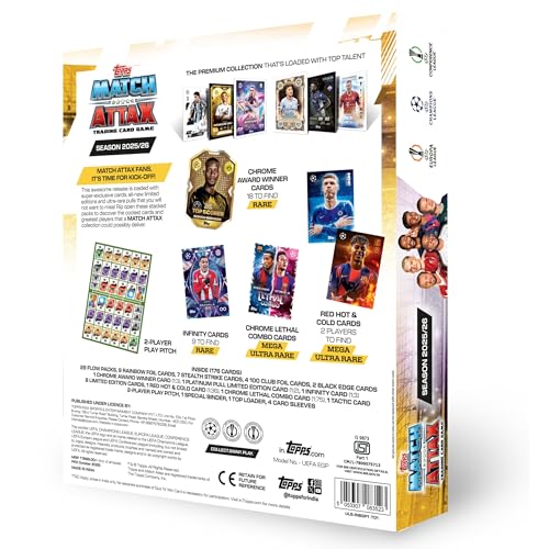 Image of Topps UEFA Champions League Match Attax 2025-26 Trading and Collectible Card Game (Exclusive Game Pack)