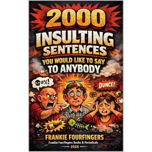 2000 INSULTING SENTENCES Audiolibro Por Frankie Fourfingers arte de portada