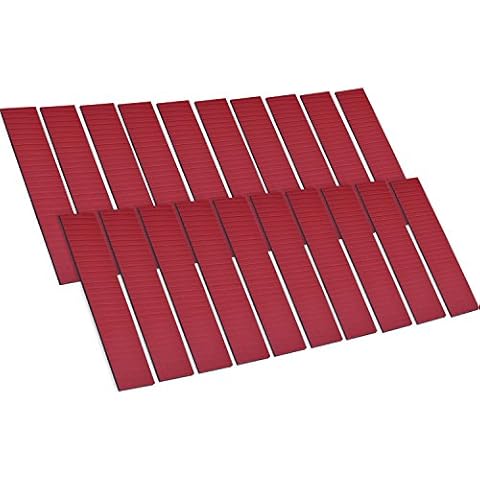 20 Pack Double Sided Sticky Foam Pads for Number Plates Car License Plates Fixing (20 Pieces) Cover