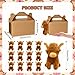 Augacage 24 Pcs Adopt a Highland Cow Plush Party Favors Include 12 Highland Cows Stuffed Animal 12 Foldable Boxes Adopt a Pet Animal for Birthday Party Favors Stress Relief Gifts