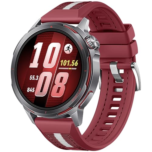 Image of XMUXI 22mm Quick Release Strap Compatible with Huawei Watch GT 7 GT6 5 4 3 46mm Nylon with Silicone Straps for GT6 Pro GT5 Pro 46mm,Vivoactive 4,Bip 6,Venu 4 45mm Replacement Band