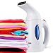 Home Garment & Fabric Handheld Steamer, Travel Size Ideal for Clothes, Curtains, Carpets – Spit Free – Auto Shut Off Safety Function - White