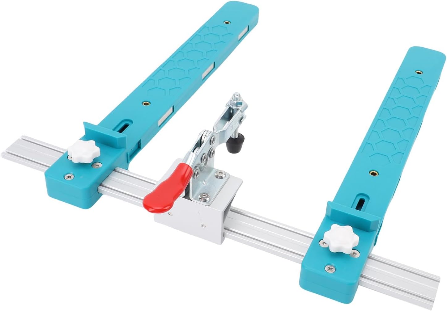 Drawer Slide Jig, Drawer Slide Installation Kit Cabinet Jig Tool with Toggle Clamp and Magnetic Arm, Mounting for DIY Fast Install