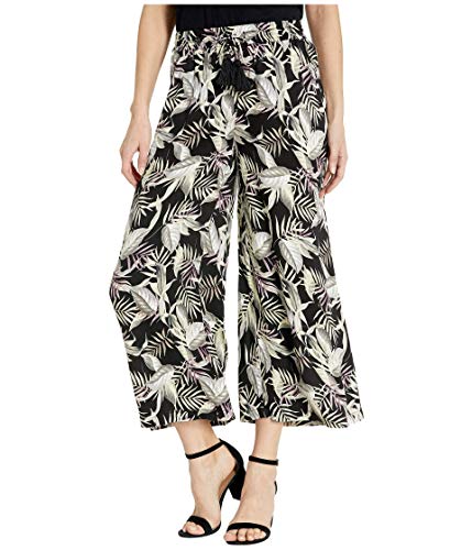 Tribal Women's Wide Leg Palazzo Pant Stretch Pull On, Greenleaf, M