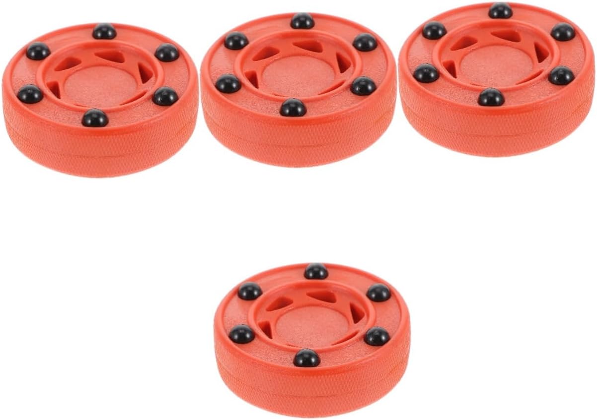 POPETPOP Puck er Ice Hockey Practicing Practice Inline Adult Street Hockey Indoor Red