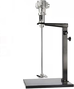 Pneumatic Paint Mixer Machine, 5 Gallon 1/4 Horsepower Air Agitator, Ink Coating Mixing Tool with Height Adjustable Stand, for Viscous Liquid Ink Dye Chemicals Mixing Machine Blend