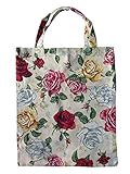 gobelin rosen tasche Einkaufstasche in Gobelin Optik