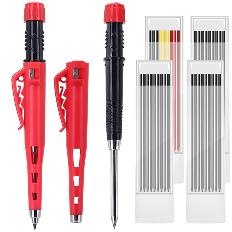 Set de 2 lápices carpintero con accesorios miniatura 1