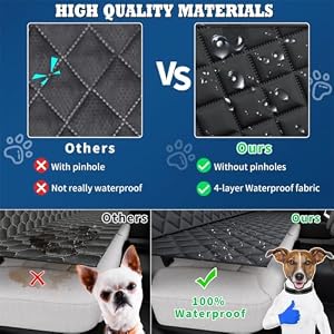 Ultimate Dog Car Seat Cover - Spacious Back Seat Extender-Hard Bottom Holds 400lbs& Waterproof,with Dog Seat Belt and Storage Bag- 630D Oxford-Fabric-Ideal Car Seat Protector for Dogs Ultimate Dog Car Seat Cover – Spacious Back Seat Extender-Hard Bottom Holds 400lbs& Waterproof,with Dog Seat Belt and Storage Bag- 630D Oxford-Fabric-Ideal Car Seat Protector for Dogs