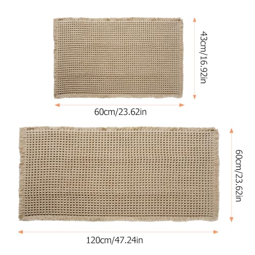 Tapis de bain durable doux absorbant lavable lot de deux pièces - 4