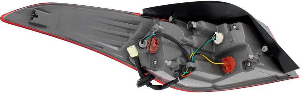 CarLights360 For 2011 2012 2013 Hyundai Elantra Rear Tail Light Passenger Side HY2805119 For Sedan | 92402-3Y000