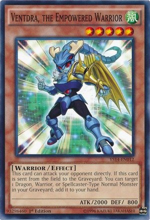Amazon.com: YU-GI-OH! - Ventdra The Empowered Warrior (YS14-EN012