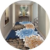 LanRui Korridor-Teppich-Runner 3D-Teppich leicht zu reinigen für Flur-Korridor-Küche-Eingang mit Rutschfester Backing-benutzerdefinierter Größe: 1.4x8 / 1.4x7m Hall Rugs (Color : A, Size : 1.2x6m)