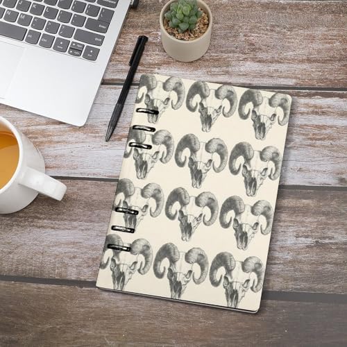 Carnet de voyage ligné A5 en cuir synthétique de qualité - 4