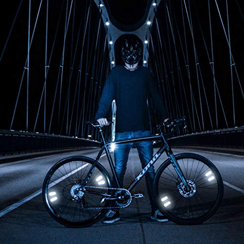 image for Homthia Bike Spoke Reflector Butterfly Shape Bladed Pack of 8 - Reflec