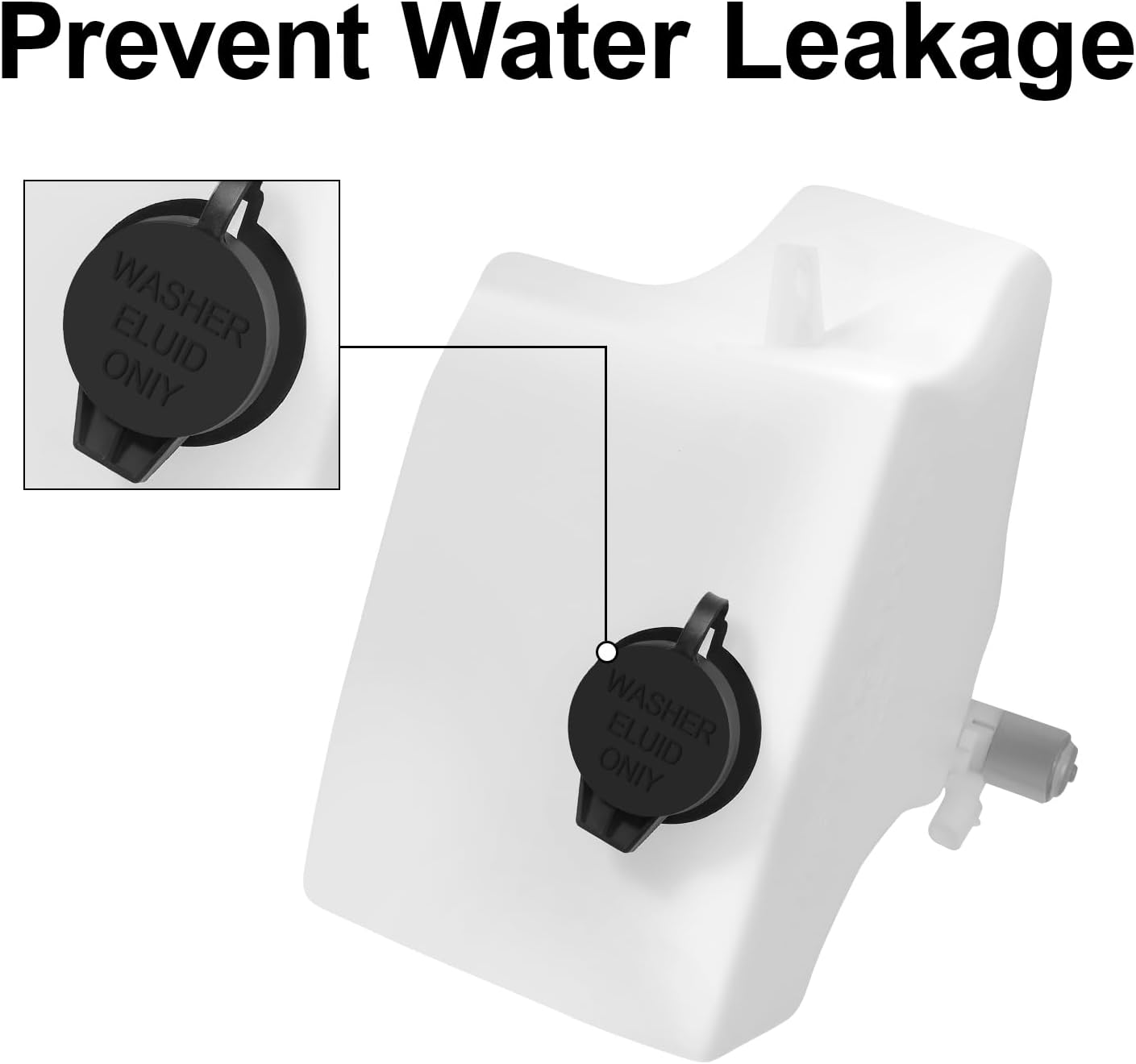 603-5402 Washer Fluid Reservoir Tank Compatible With Kenworth T680 And Peterbilt 320 330 335 340 357 362 365 367 378 382 384 385 386 387 388 389 Reservoir Replaces