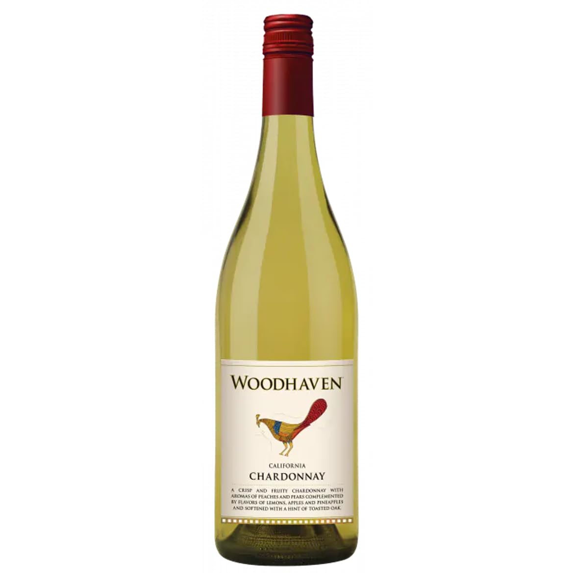 Woodhaven - Vin de Californie - Vin Blanc - Chardonnay - Lot de 6 bouteilles x 75cl