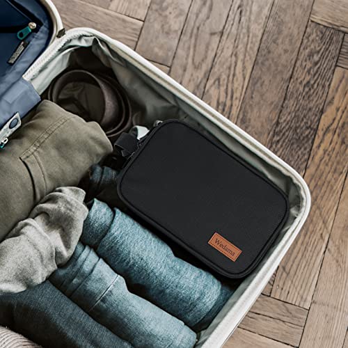 Wedama Toiletry Bag For Men, Handheld Travel Toiletry Bag, Waterproof Travel Bag For Toiletries, Thickened Polyester Travel Dopp Kit, Toiletries Bag For Travel Business Trips And Camping, Black #TOP6