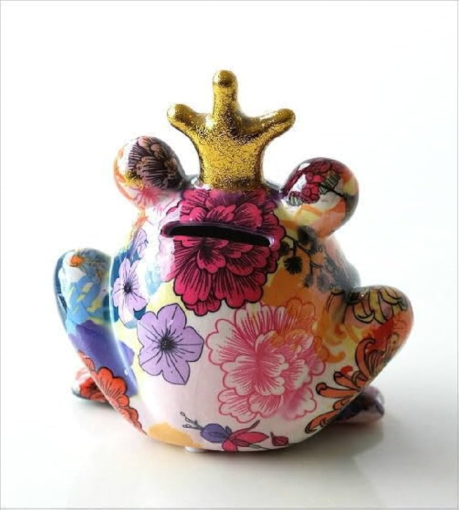 陶器のオブジェ 陶器製 宝箱 オブジェ