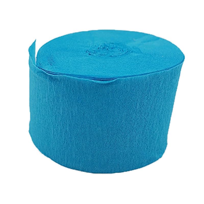 Papier crépon multicolore hautement extensible en lot de 10 banderoles créatives pour fêtes