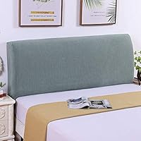 Beschermhoes Voor Het Hoofdbord Bed All-Inclusive Hoofdbedekking, Stretch Hoes Hoofdbord, Stofdichte Head Protector Cover, Voor Slaapkamer Decor (200cm, Light Gray