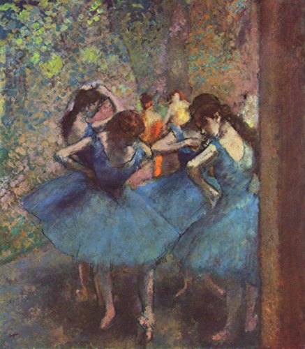 Tableau Degas Danseuses Bleues cadeau idéal amateur art