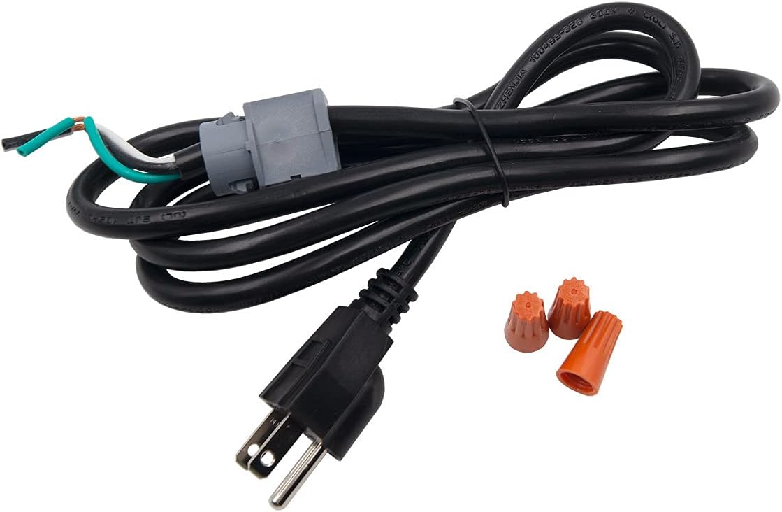 Supplying Demand 69011 Dishwasher 3 Wire Power Cord 64 Inch Universal Straight Plug (Pack of 2)