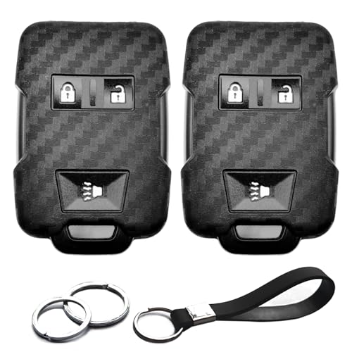 INFIPAR 2 fundas para llavero compatibles con Chevy GMC para Chevrolet Silverado Tahoe Colorado Suburban GMC Yukon Sierra 1500 LD 2500 3500 HD Limited Canyon Yukon XL Accesorios