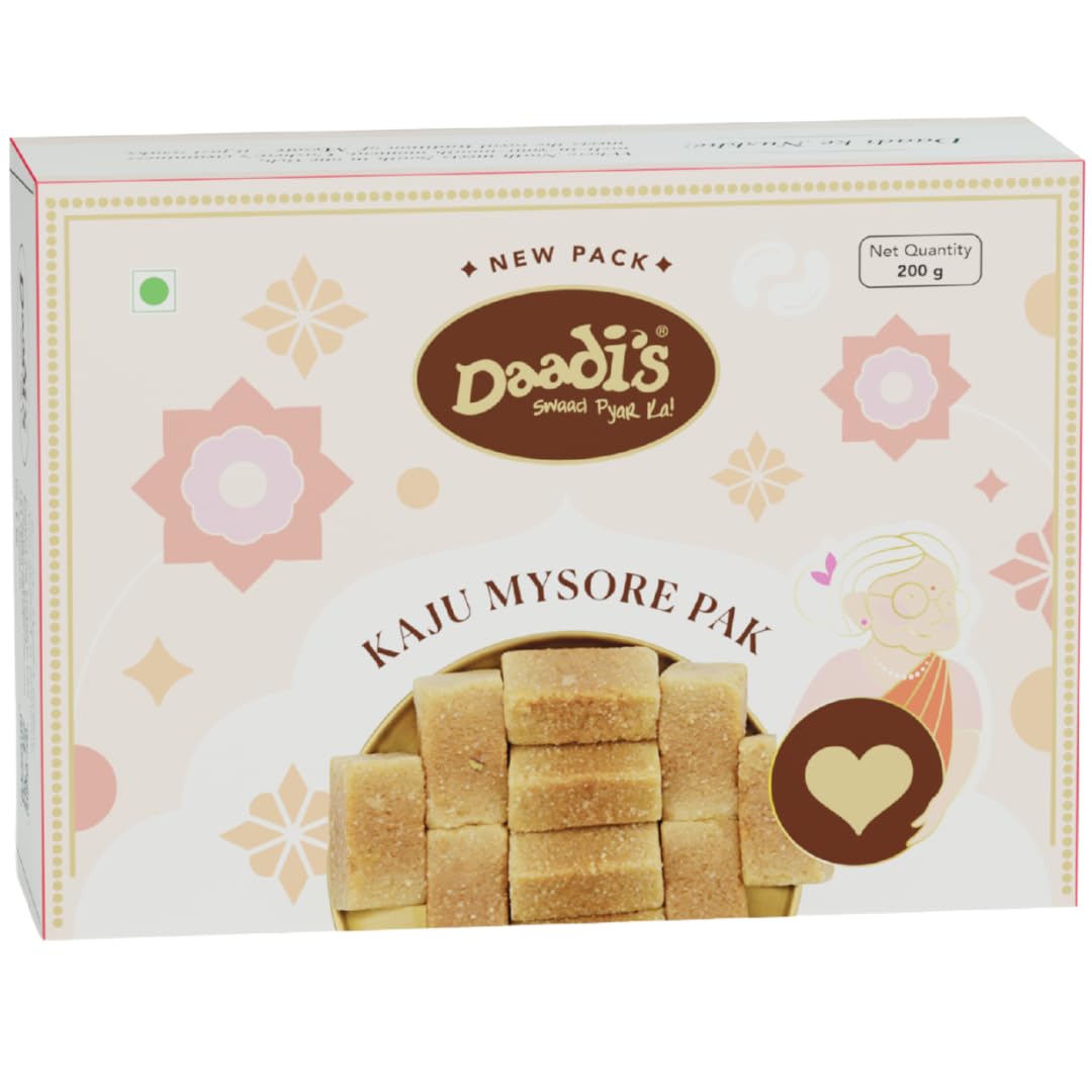 Daadi's KAJU Mysore Pak Ghee, 200g