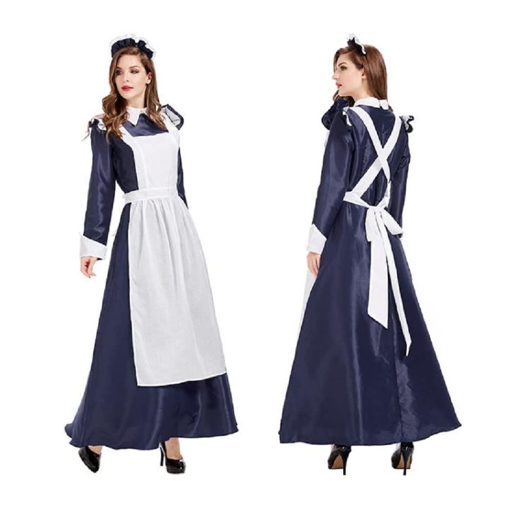 Amazon.co.jp: [BaydoG] メイド服 ロング クラシカル ワンピース