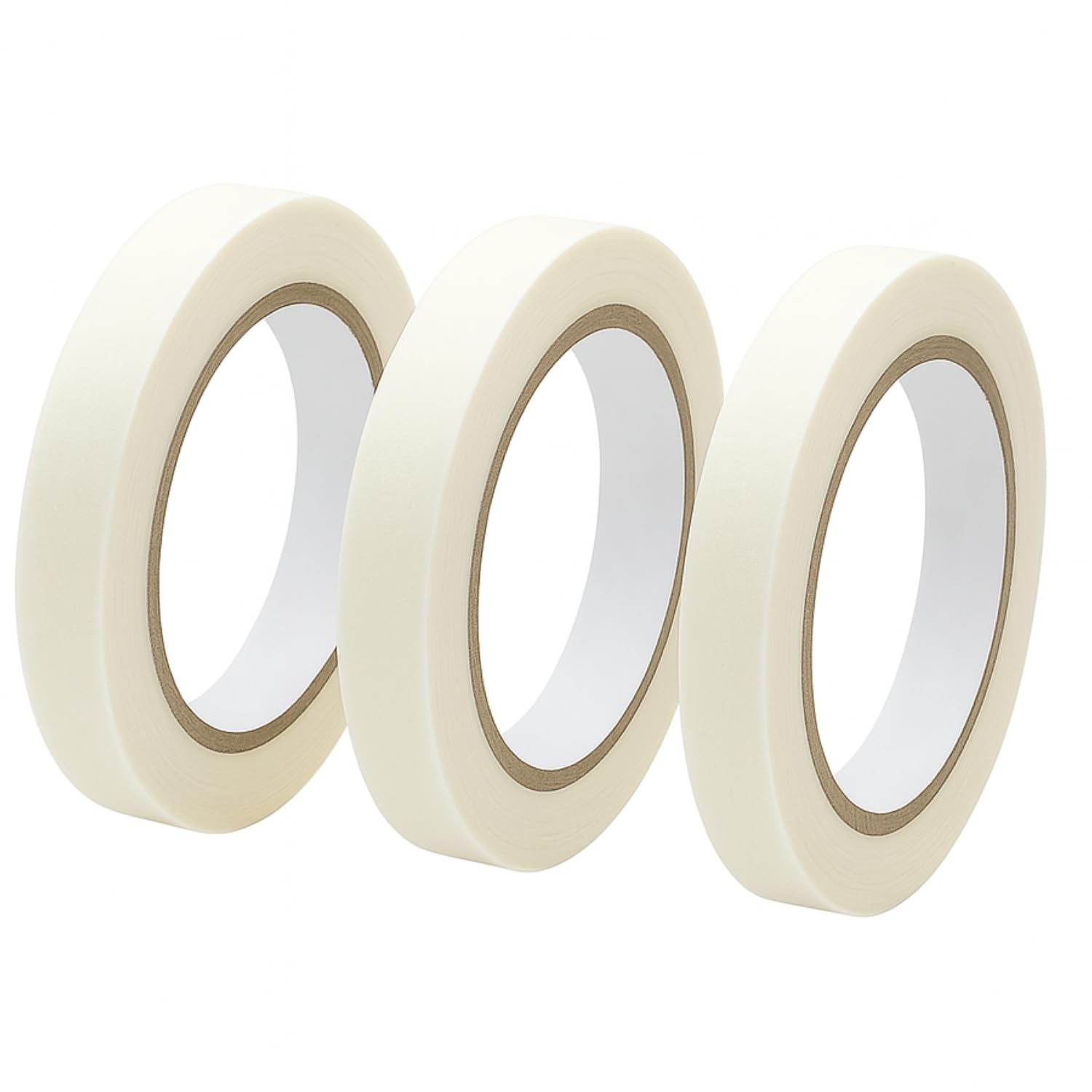 3 Rolls Masking Tape 1 Inch x 30 Yards/90 Feet Long | Strong Adhesive Tape for Painting, Decorating, DIY Home, Office, School Stationery, Arts, DIY Crafts etc [3 Rolls]