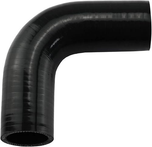 Ucreative ID del codo de 90 grados manguera de silicona de acoplador de alto rendimiento de 4.0 "(102 mm) de 4 capas
