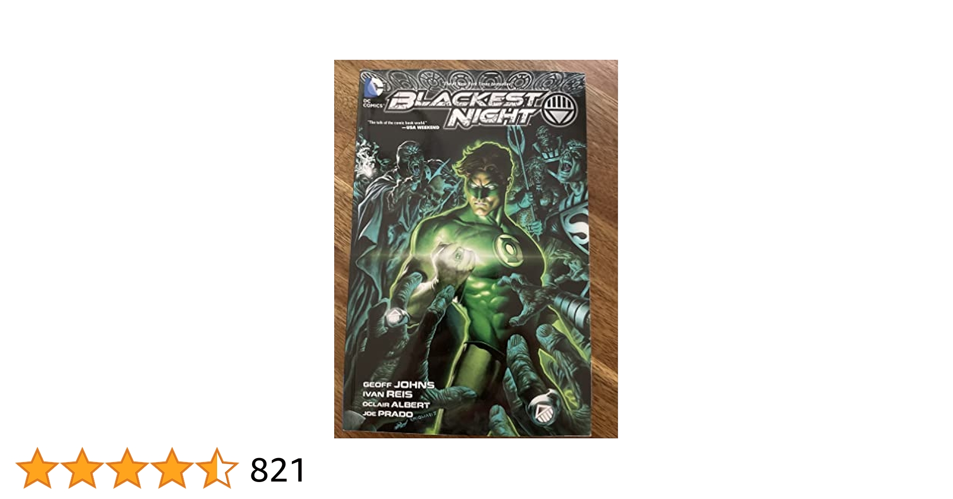 グリーンランタン ブラッケストナイト アメコミ邦訳 DCコミック