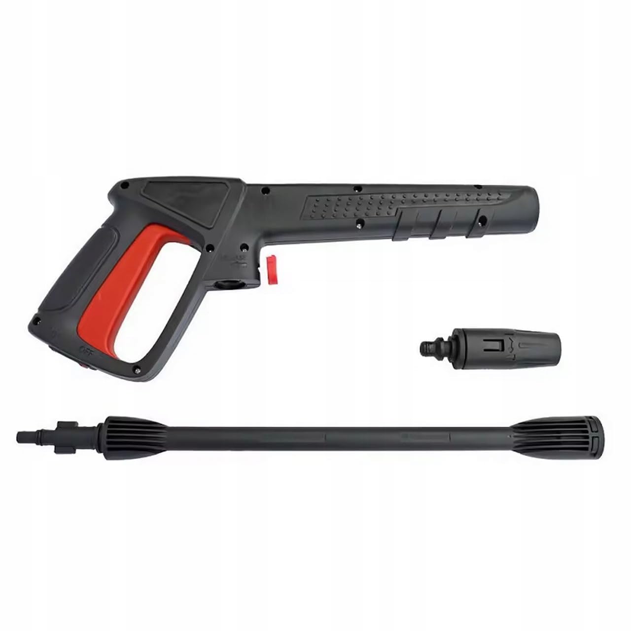 Rosfix Pistola Alta Pressione VARIO con Tubo 8m – Ugello Regolabile, Click/Quick Connect | ricambio per idropulitrice Bosch, AR, Black&Decker, Michelin | Accessorio Lavaggio